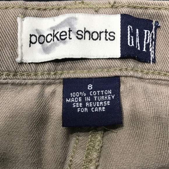 Boys Gap Pocket Shorts Size 8 Khaki - Picture 3 of 4